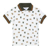 Polo M/C ConEstampado Continuo Bebe Niño Miniprint 230730