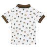Polo M/C ConEstampado Continuo Bebe Niño Miniprint 230730