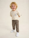Camiseta Benjamin Oversized Marfil Bebe Niño