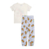 Pijama estampada camiseta y pantalón para bebé niño