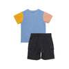 Set estampado tigre de camiseta manga corta y bermuda para bebé niño