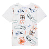 Conjunto Camiseta M/C Y Jogger Cargo Marfil Bebe Niño Ref.250185