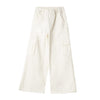 Jogger cargo marfil para niña