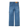 Jean con bolsillos cargo lavado oscuro para niña