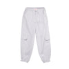 Jogger gris con bolsillos tipo cargo para niña