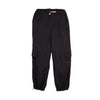 Jogger negro con bolsillos tipo cargo para niña