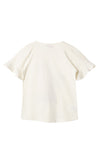 Camiseta Sami marfil manga corta para niña
