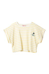 Camiseta Elena rayas manga corta para niña