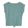 Camiseta manga corta verde para niña