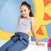 Pantalon Valeria lavado oscuro para niña