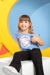 Camiseta Naty azul para niña