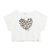 Camiseta estampada blanca para niña