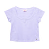 Camiseta lila para niña