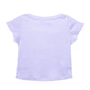 Camiseta lila para niña