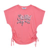 Camiseta M/S Con Recogido En Costados Niña Salmon 330655