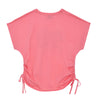 Camiseta M/S Con Recogido En Costados Niña Salmon 330655