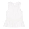 Camiseta M/S Con Puntada Decorativa Marfil Ref.330718A