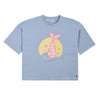 Camiseta M/C Estampado Azul Claro Niña Ref.330731