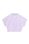 Blusa manga corta en rayas para niña