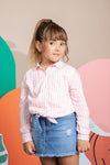Blusa Elsa rosada para niña