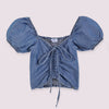 Camiseta Manga Corta Con Recogido Ref.340251 Niña