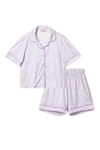 Pijama en short miniprint para niña