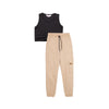 Set camisa negra y jogger para niña