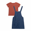 Set camiseta y vestido para niña