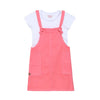 Conjunto Camiseta Y Jardinera Niña Coral Ref.350131