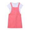 Conjunto Camiseta Y Jardinera Niña Coral Ref.350131