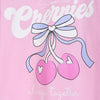 Pijama Larga En Pantalon Con Moño Rosado Niña Ref.350156A