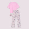 Pijama Larga En Pantalon Con Moño Rosado Niña Ref.350156A