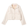 Chaqueta con flecos para niña