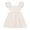 Vestido Corto Con Estampado Marfil Ref.390331A