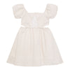 Vestido Corto Con Estampado Marfil Ref.390331A