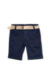 Bermuda lucas azul oscuro para niño