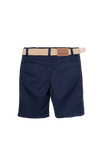 Bermuda lucas azul oscuro para niño