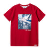 Camiseta roja Miguel manga corta para niño