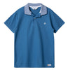 Camiseta polo Alan azul petroleo para niño