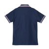 Camiseta polo azul oscuro para niño