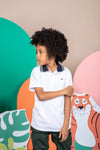 Polo blanca Alan para niño