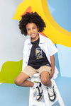 Camiseta Marcos negra para niño