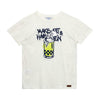 Camiseta manga corta marfil para niño