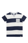 Camiseta manga corta Felipe azul para niño