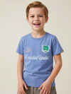 Camiseta Pacho Azul Medio Niño