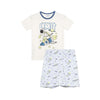 Pijama azul con estampado de universo para niño