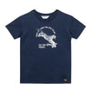 Set camiseta manga corta estampado tigre y bermuda para niño