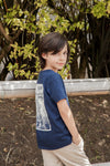 Set camiseta manga corta estampado tigre y bermuda para niño