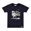 Pijama Camiseta Bermuda Niño Negro Ref. 450120