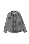Chaqueta en indigo gris para niño